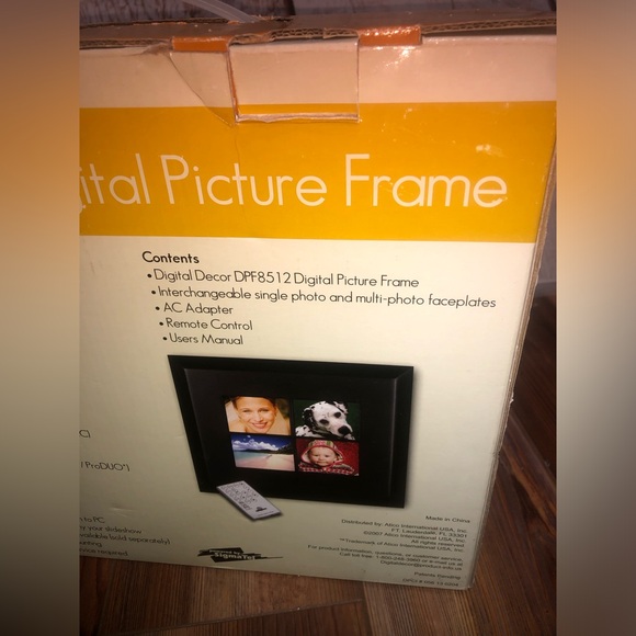 Digital Decor Digit 8" Photo Frame Black Frame DPF8512 NEW in BOX  512MB Memory - Picture 6 of 12